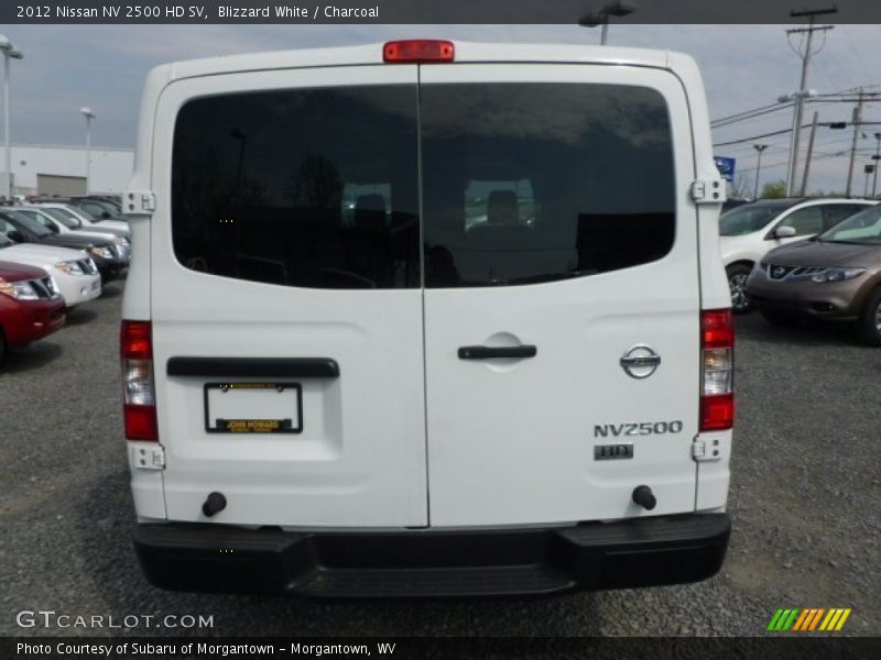 Blizzard White / Charcoal 2012 Nissan NV 2500 HD SV