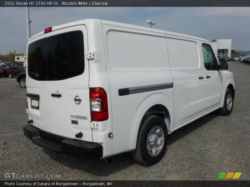 Blizzard White / Charcoal 2012 Nissan NV 2500 HD SV