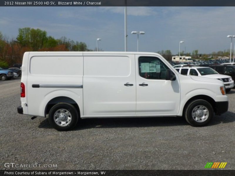 Blizzard White / Charcoal 2012 Nissan NV 2500 HD SV
