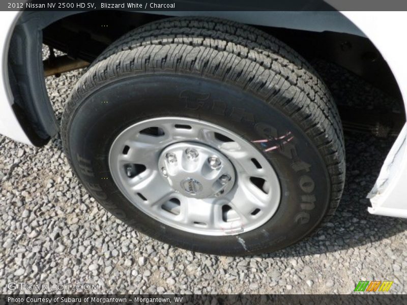 Blizzard White / Charcoal 2012 Nissan NV 2500 HD SV