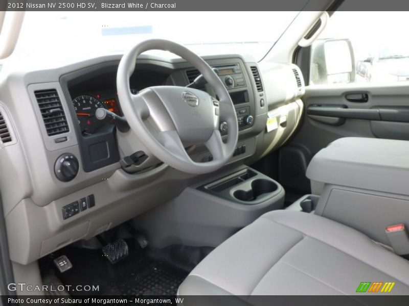 Blizzard White / Charcoal 2012 Nissan NV 2500 HD SV