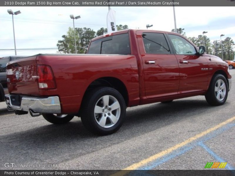 Inferno Red Crystal Pearl / Dark Slate/Medium Graystone 2010 Dodge Ram 1500 Big Horn Crew Cab