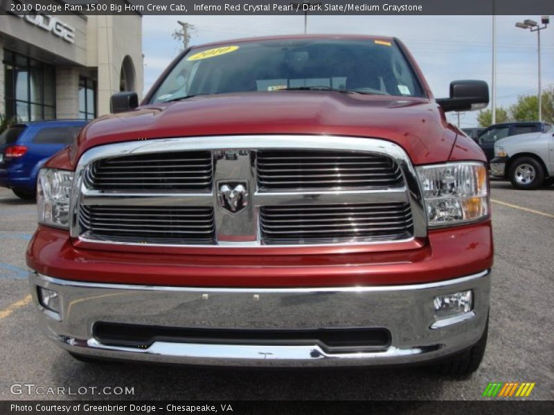 Inferno Red Crystal Pearl / Dark Slate/Medium Graystone 2010 Dodge Ram 1500 Big Horn Crew Cab