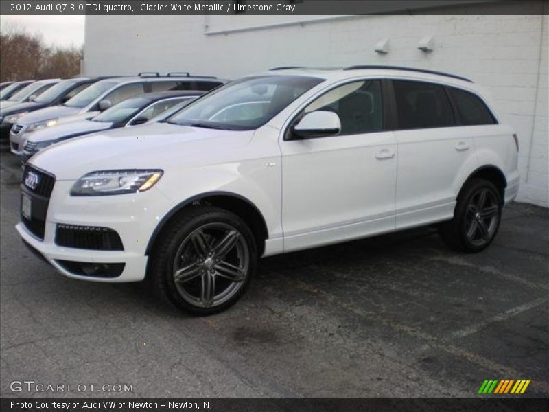 Glacier White Metallic / Limestone Gray 2012 Audi Q7 3.0 TDI quattro