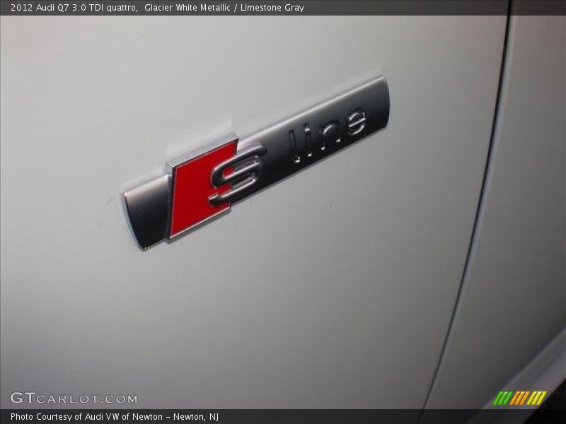 Glacier White Metallic / Limestone Gray 2012 Audi Q7 3.0 TDI quattro
