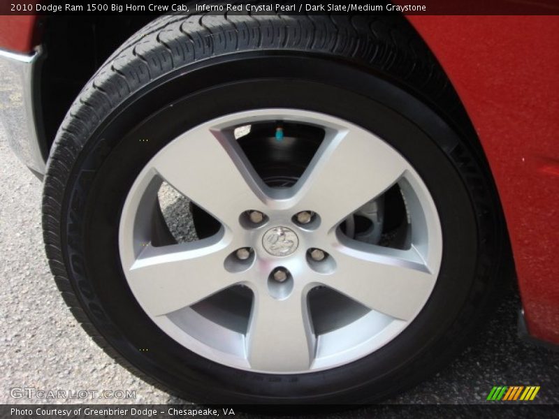 Inferno Red Crystal Pearl / Dark Slate/Medium Graystone 2010 Dodge Ram 1500 Big Horn Crew Cab