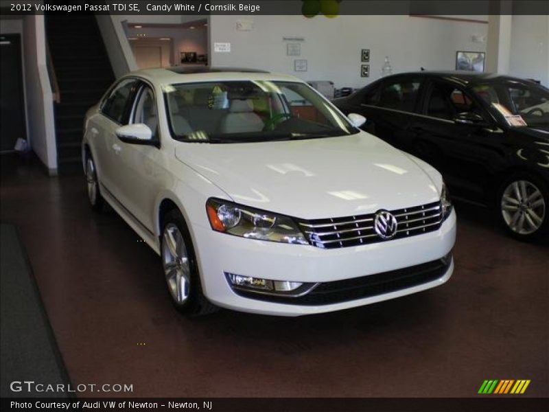Candy White / Cornsilk Beige 2012 Volkswagen Passat TDI SE