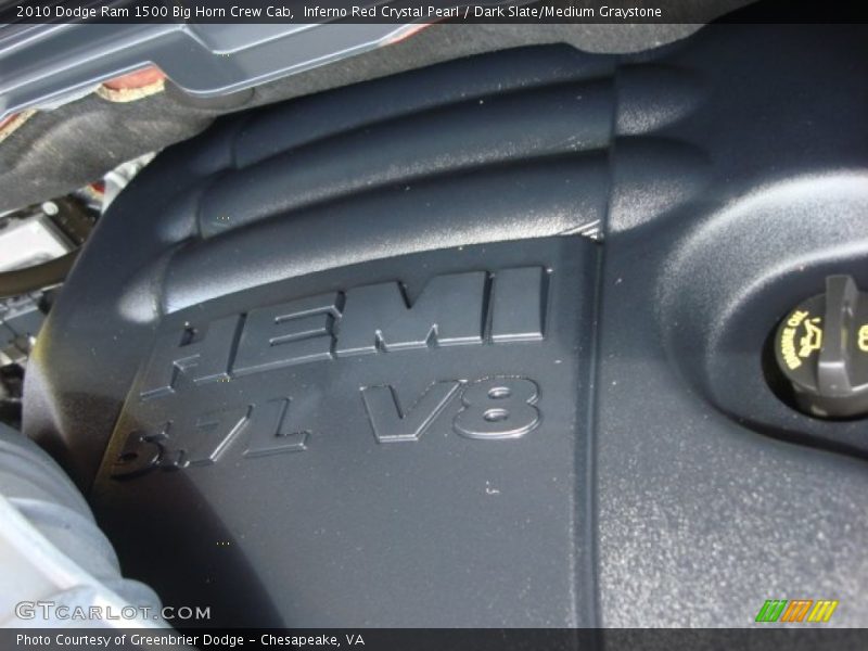 Inferno Red Crystal Pearl / Dark Slate/Medium Graystone 2010 Dodge Ram 1500 Big Horn Crew Cab
