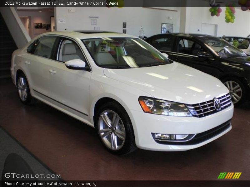 Candy White / Cornsilk Beige 2012 Volkswagen Passat TDI SE