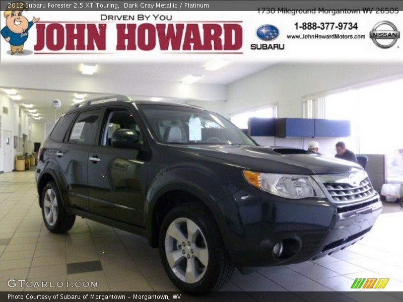 Dark Gray Metallic / Platinum 2012 Subaru Forester 2.5 XT Touring