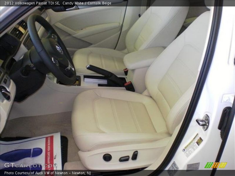 Candy White / Cornsilk Beige 2012 Volkswagen Passat TDI SE