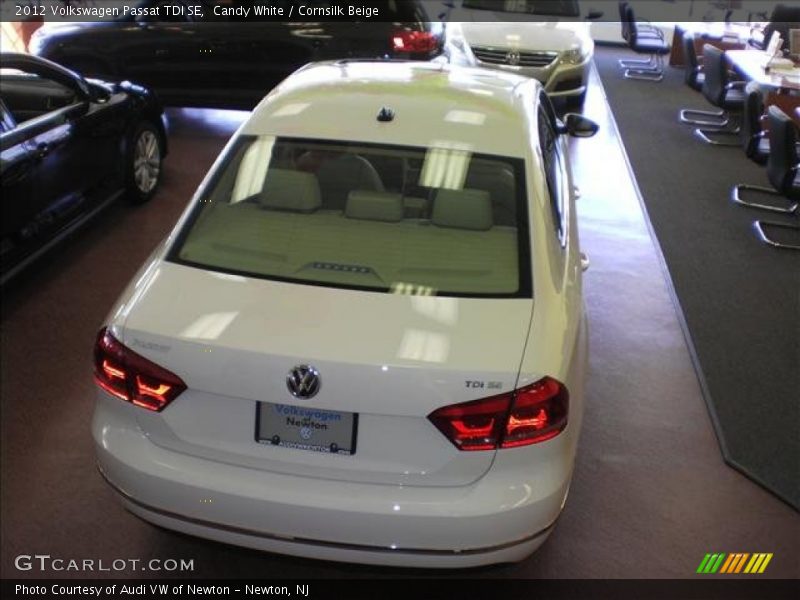 Candy White / Cornsilk Beige 2012 Volkswagen Passat TDI SE