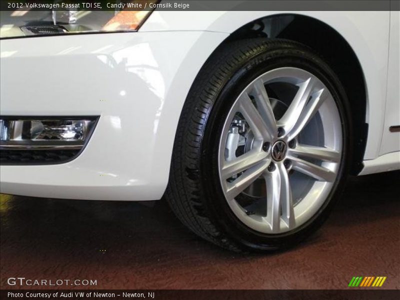 Candy White / Cornsilk Beige 2012 Volkswagen Passat TDI SE