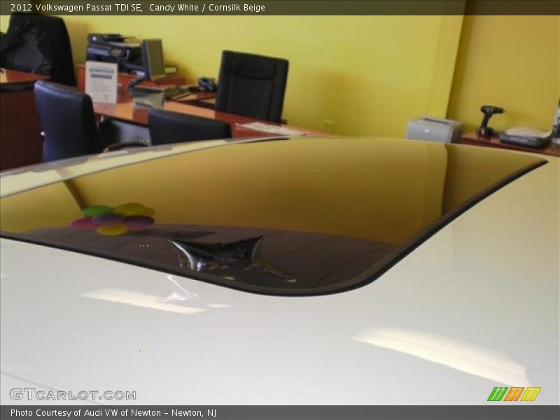 Candy White / Cornsilk Beige 2012 Volkswagen Passat TDI SE