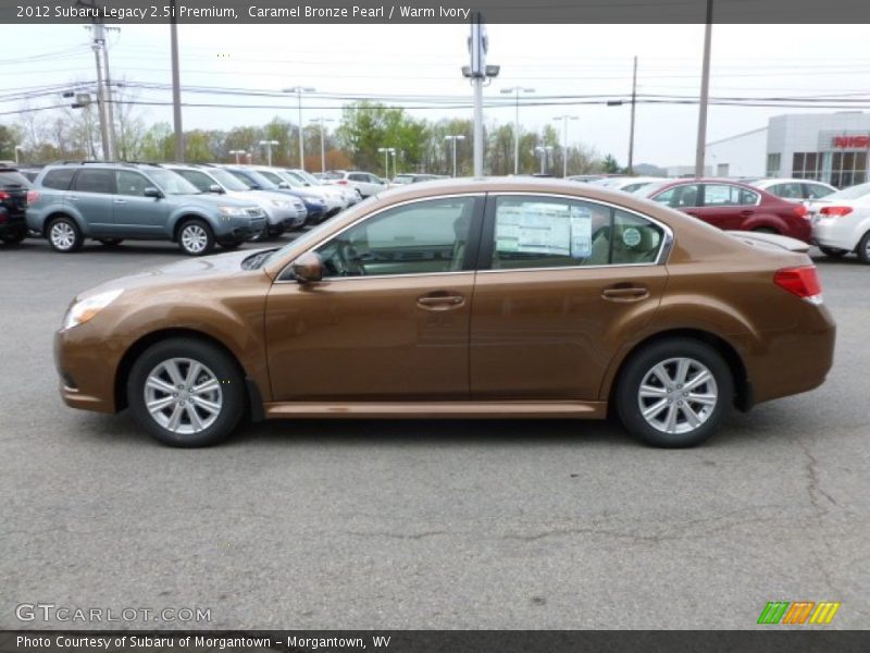 Caramel Bronze Pearl / Warm Ivory 2012 Subaru Legacy 2.5i Premium