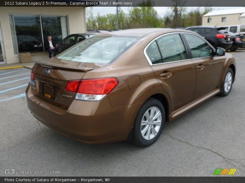Caramel Bronze Pearl / Warm Ivory 2012 Subaru Legacy 2.5i Premium