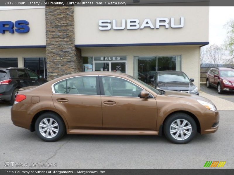 Caramel Bronze Pearl / Warm Ivory 2012 Subaru Legacy 2.5i Premium