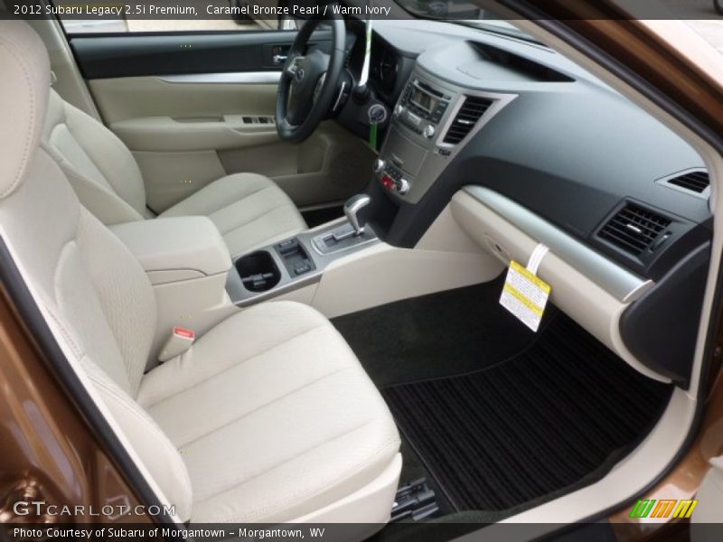 Caramel Bronze Pearl / Warm Ivory 2012 Subaru Legacy 2.5i Premium