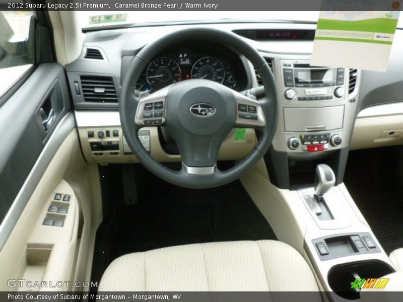 Caramel Bronze Pearl / Warm Ivory 2012 Subaru Legacy 2.5i Premium