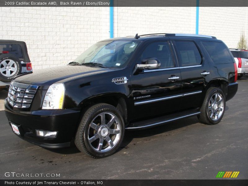 Black Raven / Ebony/Ebony 2009 Cadillac Escalade AWD