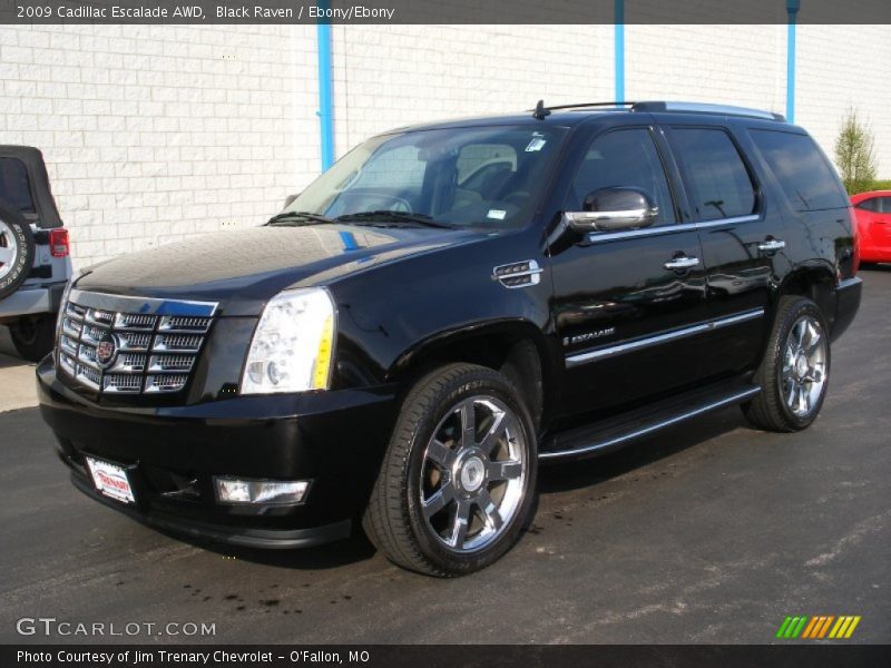 Black Raven / Ebony/Ebony 2009 Cadillac Escalade AWD
