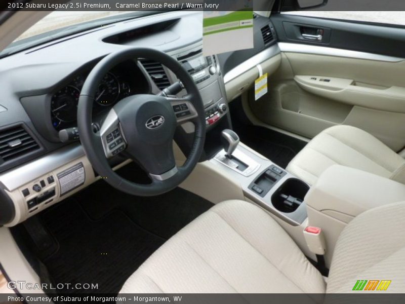Caramel Bronze Pearl / Warm Ivory 2012 Subaru Legacy 2.5i Premium