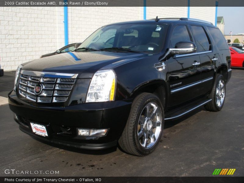 Black Raven / Ebony/Ebony 2009 Cadillac Escalade AWD