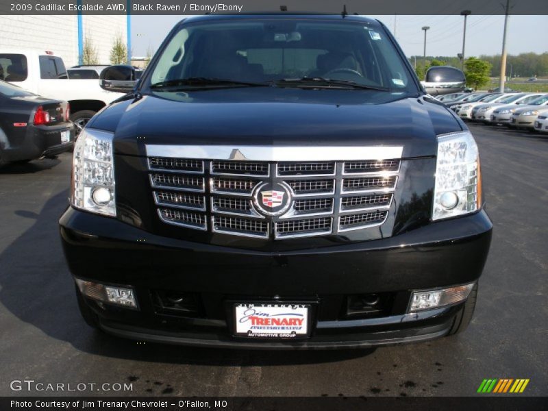 Black Raven / Ebony/Ebony 2009 Cadillac Escalade AWD