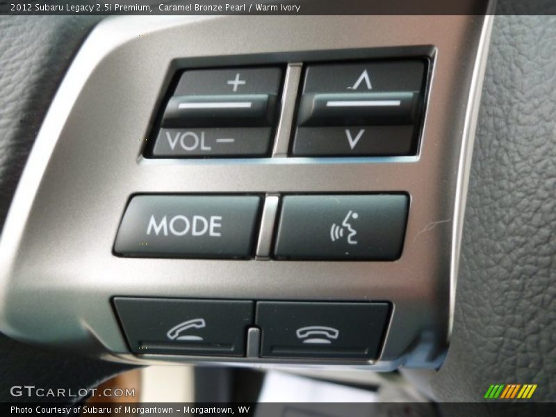 Caramel Bronze Pearl / Warm Ivory 2012 Subaru Legacy 2.5i Premium