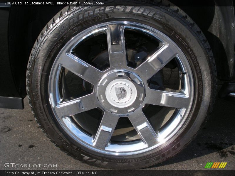 Black Raven / Ebony/Ebony 2009 Cadillac Escalade AWD