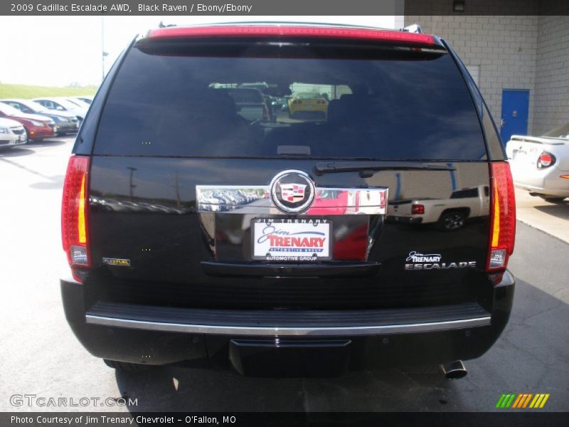 Black Raven / Ebony/Ebony 2009 Cadillac Escalade AWD