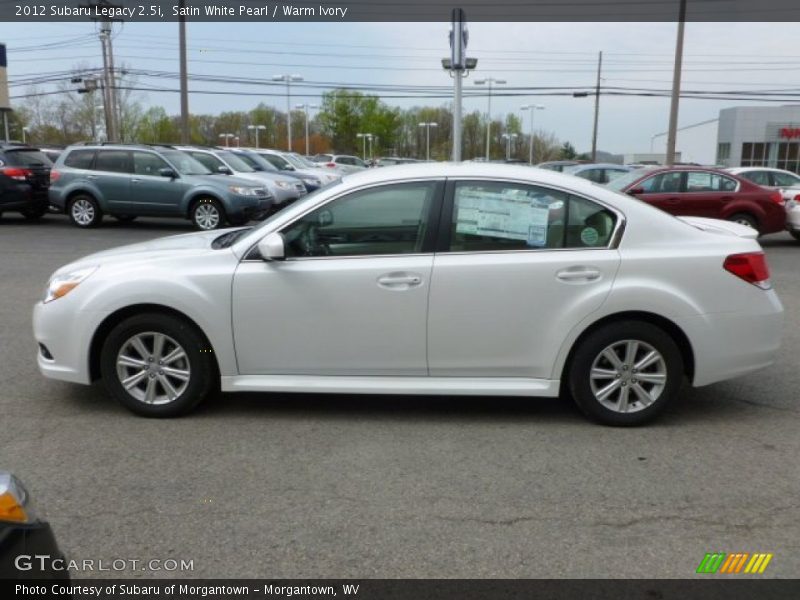 Satin White Pearl / Warm Ivory 2012 Subaru Legacy 2.5i
