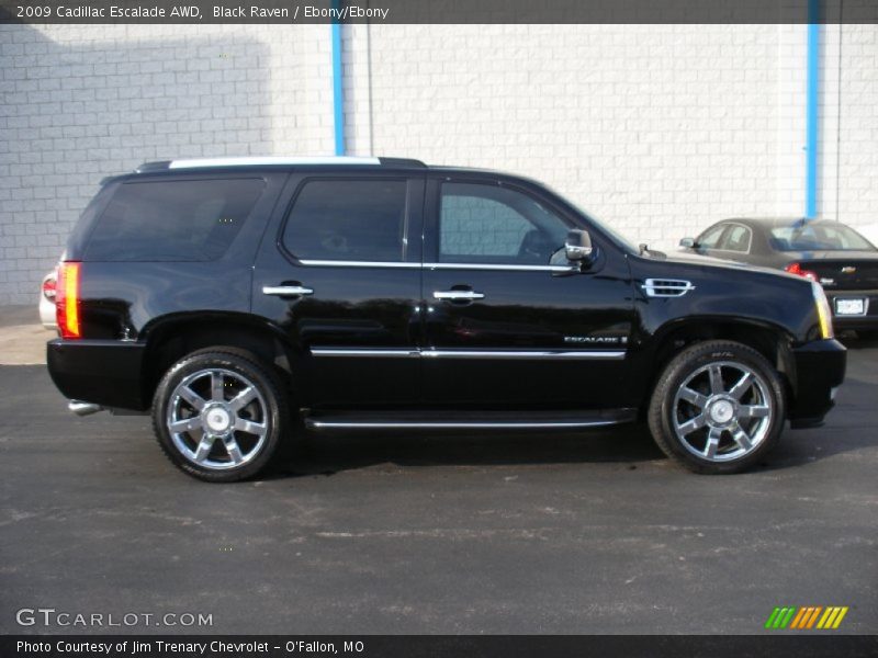 Black Raven / Ebony/Ebony 2009 Cadillac Escalade AWD