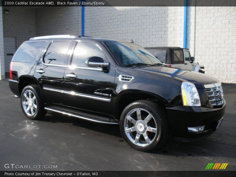 Black Raven / Ebony/Ebony 2009 Cadillac Escalade AWD