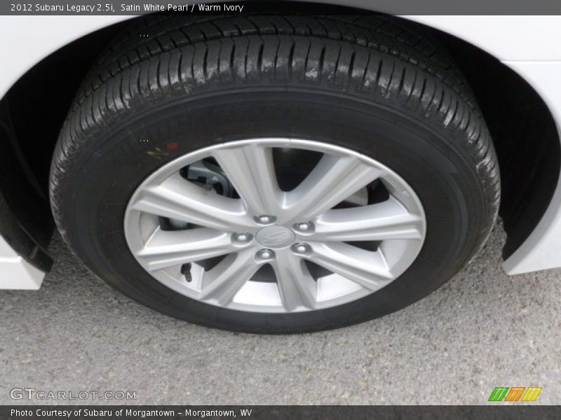 Satin White Pearl / Warm Ivory 2012 Subaru Legacy 2.5i