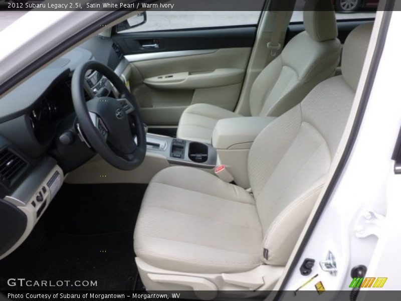 Satin White Pearl / Warm Ivory 2012 Subaru Legacy 2.5i