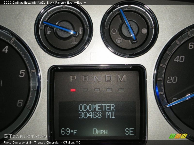 Black Raven / Ebony/Ebony 2009 Cadillac Escalade AWD