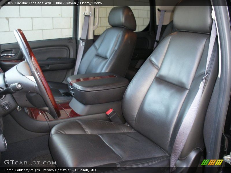 Black Raven / Ebony/Ebony 2009 Cadillac Escalade AWD