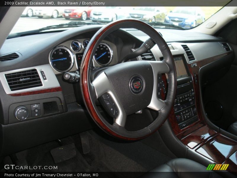 Black Raven / Ebony/Ebony 2009 Cadillac Escalade AWD