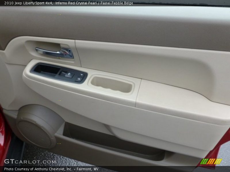 Inferno Red Crystal Pearl / Pastel Pebble Beige 2010 Jeep Liberty Sport 4x4