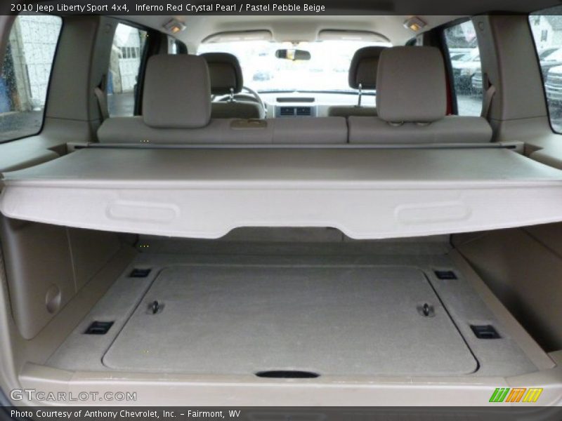 Inferno Red Crystal Pearl / Pastel Pebble Beige 2010 Jeep Liberty Sport 4x4