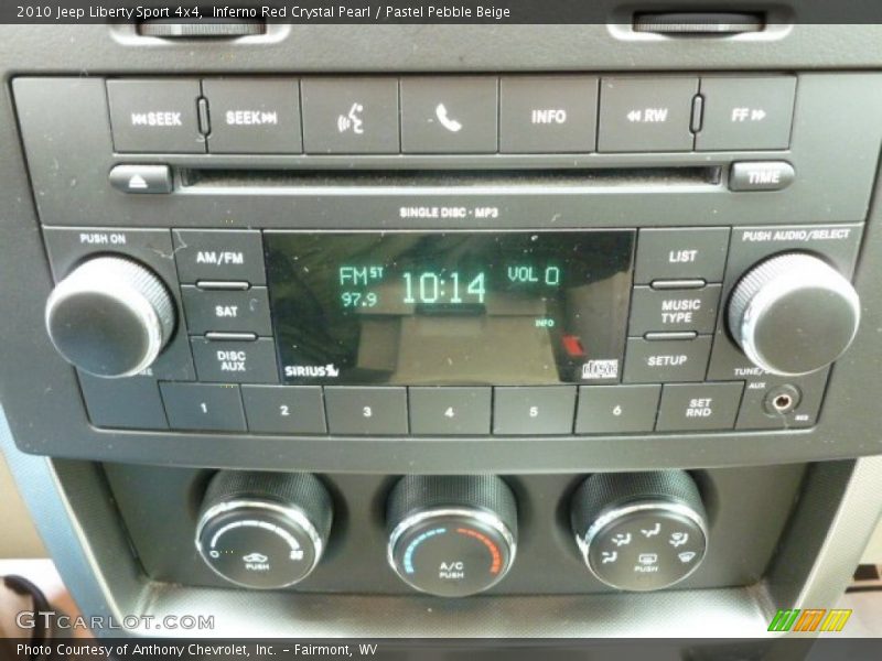 Inferno Red Crystal Pearl / Pastel Pebble Beige 2010 Jeep Liberty Sport 4x4