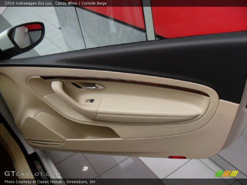 Candy White / Cornsilk Beige 2009 Volkswagen Eos Lux