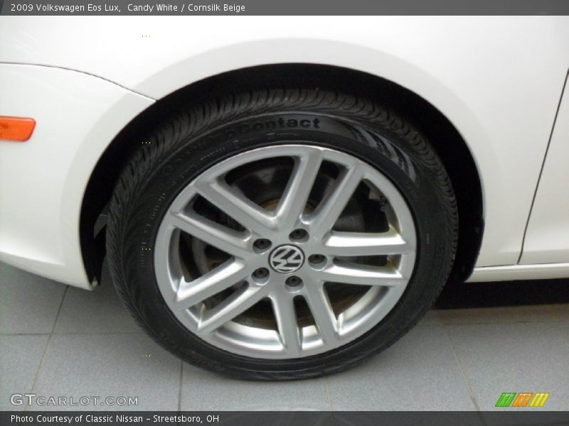 Candy White / Cornsilk Beige 2009 Volkswagen Eos Lux