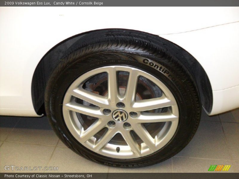 Candy White / Cornsilk Beige 2009 Volkswagen Eos Lux