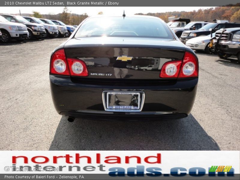 Black Granite Metallic / Ebony 2010 Chevrolet Malibu LTZ Sedan
