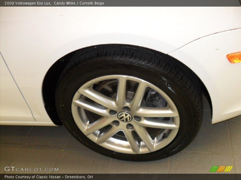 Candy White / Cornsilk Beige 2009 Volkswagen Eos Lux