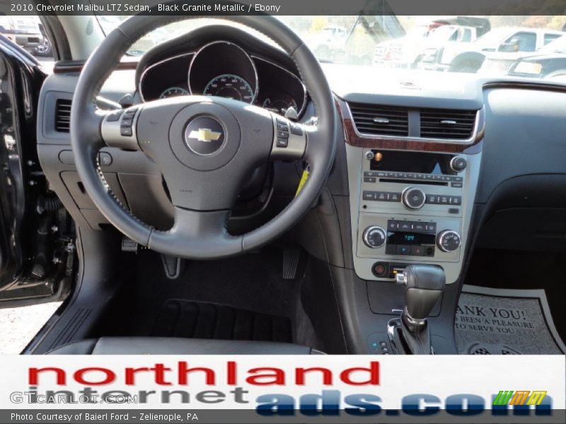 Black Granite Metallic / Ebony 2010 Chevrolet Malibu LTZ Sedan