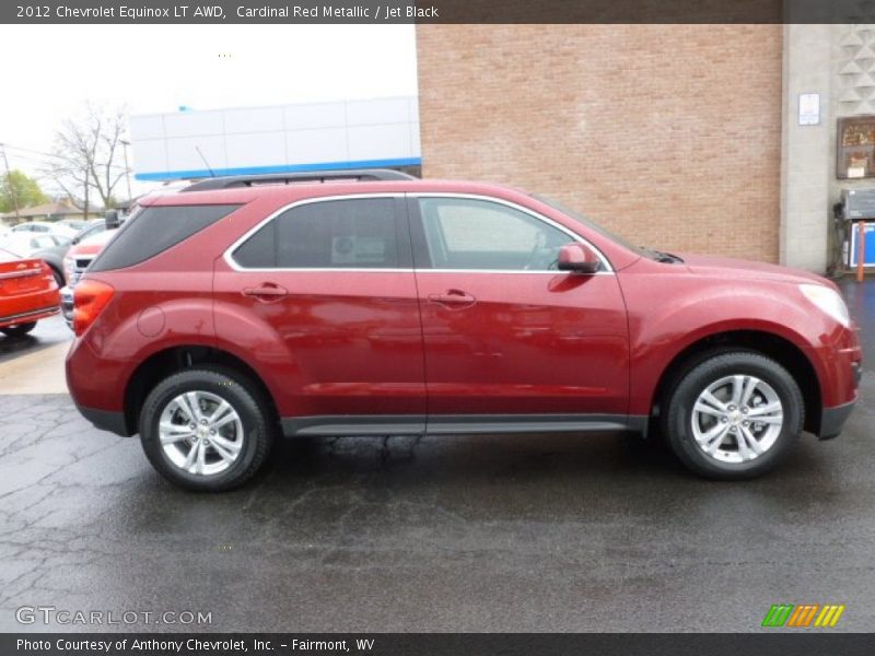 Cardinal Red Metallic / Jet Black 2012 Chevrolet Equinox LT AWD