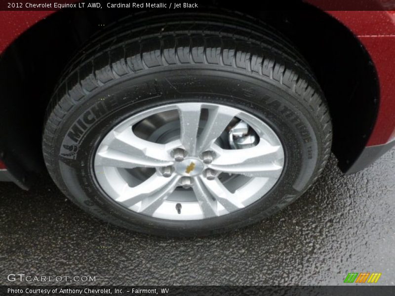 Cardinal Red Metallic / Jet Black 2012 Chevrolet Equinox LT AWD